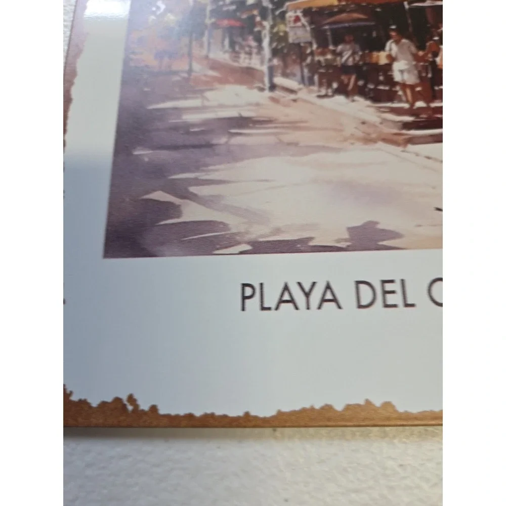 Playa‎ Del Carmen Vintage Style Metal Sign Wall Art Mexico Beach Travel Decor